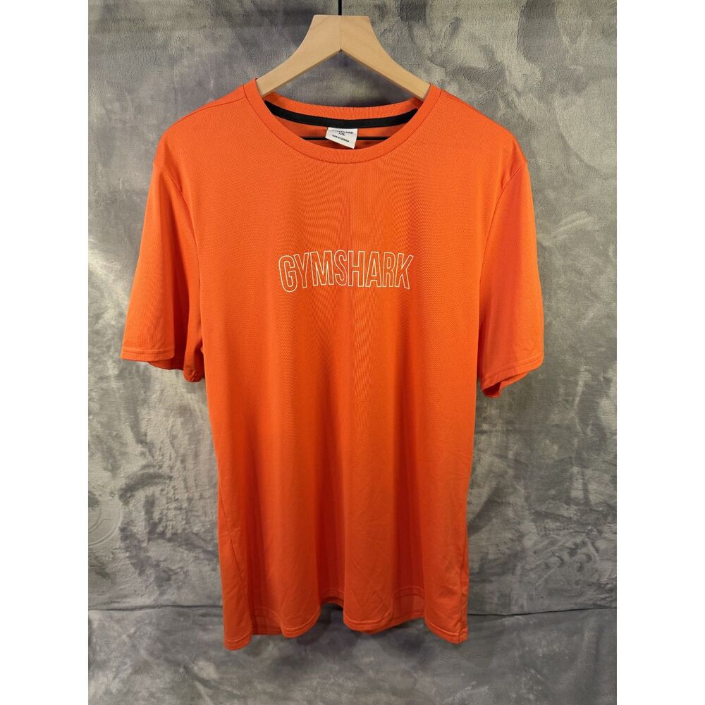 GymShark, Light-Weight & Breathable, Orange T-Shirt - Mens XXL